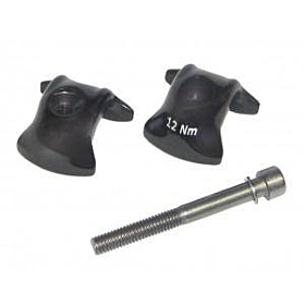 Pince Pour Tige De Selle Vélo - Compatible Rails Carbone 7x9mm Ovale/ronde - Acier Noir 40g