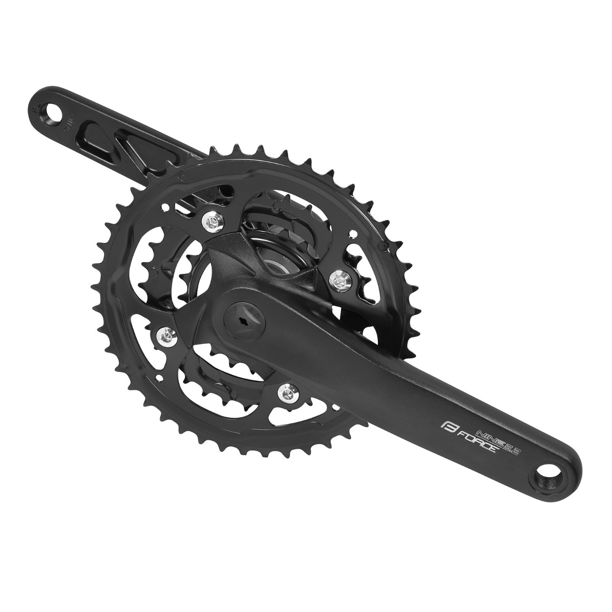 PEDALIER VTT TRIPLE 42-32-22D L170 ALU LASCO 7 / 8V AVEC PARE CHAINE Demontable Axe 122 Xrp3099 Xpr465241
