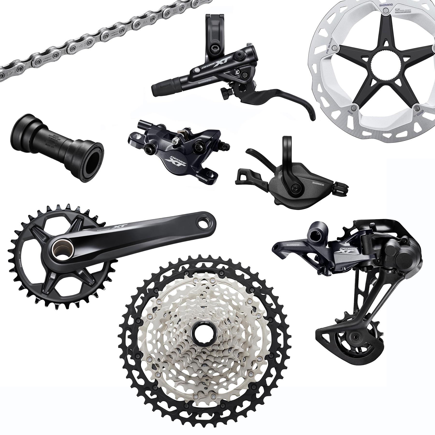 Kit Mono Plateau Vtt Shimano Plateau Mono SHIMANO XT M8000 NARROW