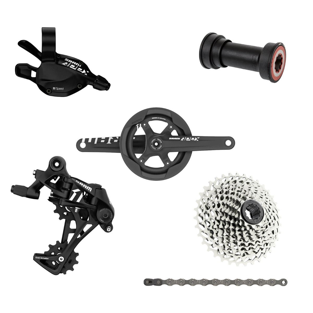 Groupe Sram Apex 1 Flat Bar 1x11v