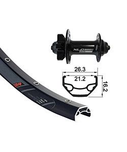 Roue Avant VTT 26" GMB XLC / Rodi Blackrock Disque QR