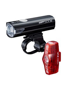 Kit Éclairage LED Cateye AMPP500S + VIZ150 (avant + arrière)