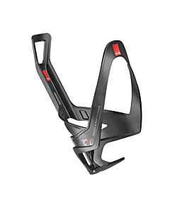 Porte-Bidon Elite Rocko Carbon Noir Mat / Rouge