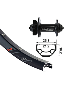 Roue Avant VTT 27,5" GMB XLC / Rodi Blackrock Disque