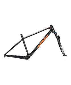 Kit Cadre + Fourche Fox KTM Myroon Carbone 29" Noir / Orange
