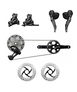 Shimano GRX 1x12 DISC Brake FC-RX610 ST-RX820-LA RX822 CS 10-51T Groupset READ | UK