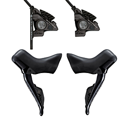 Étrier de Frein à Disque Hydraulique Arrière Shimano Dura-Ace BR-R9270 Flat Mount Noir