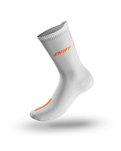 DMT Classic Race Chaussettes Blanc / Orange