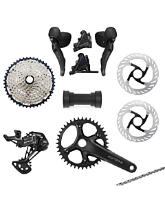 Groupe Gravel Shimano GRX 822/610 1x12v