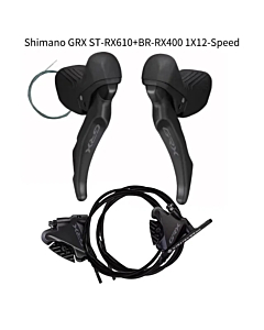 Shimano GRX RX610 1x12v Paire de Leviers Gravel Freins à Disque 