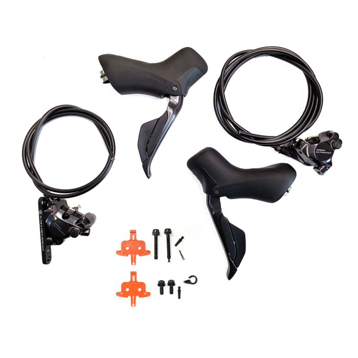 Leviers Shimano Dura-Ace ST-R9120 + étriers - Hydraulique 2x11s Drop Bar - Neuf